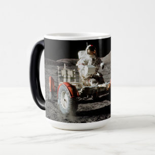 NASA Apollo 17 Lunar Roving Vehicle, 1972 Magic Mug