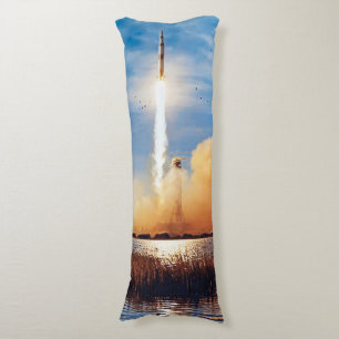 NASA Apollo 8 Rocket Launch Kennedy Space Centre Body Pillow