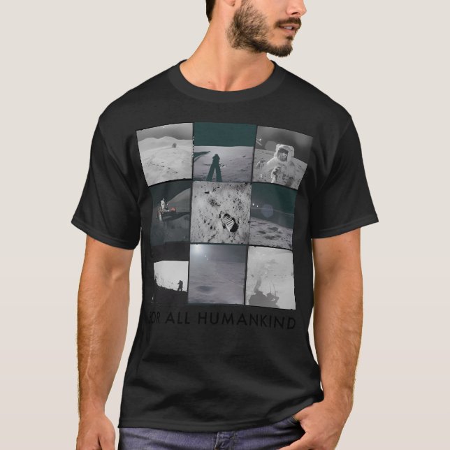 Nasa Apollo Moon Missions T-Shirt (Front)
