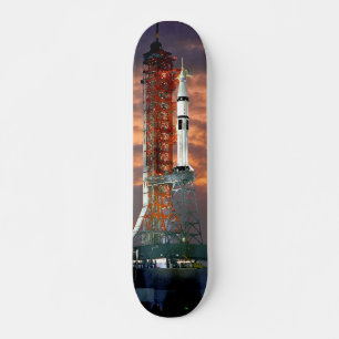 NASA Apollo Soyuz Launch Vehicle Sunrise Launchpad Skateboard
