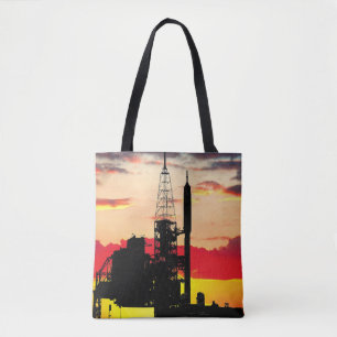 NASA Ares IX Rocket Launch System Prototype Tote Bag