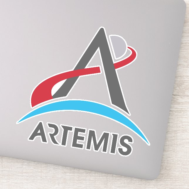 NASA Artemis Program Logo Mars 2024 Astronaut (Detail)