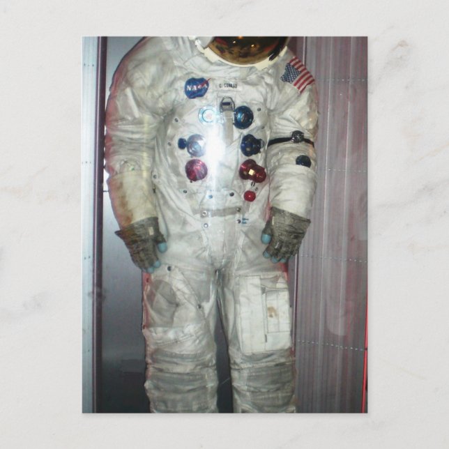 NASA Astronaut Space Suit Postcard (Front)