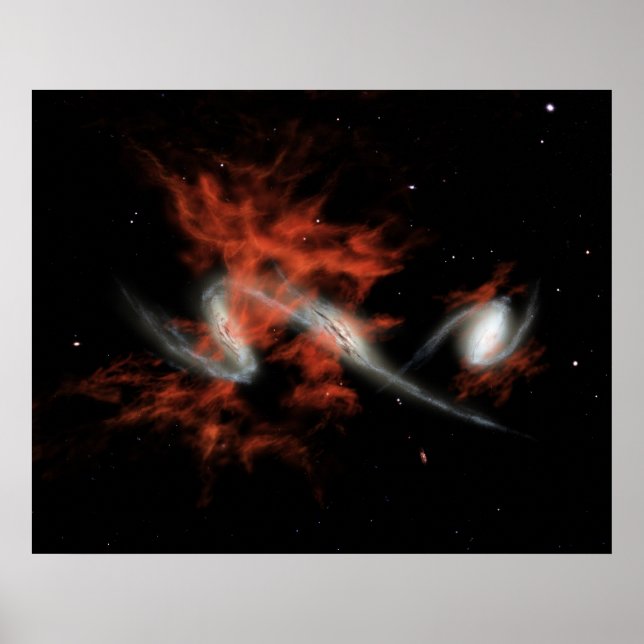 NASA At the Heart of Blobs Poster (Front)