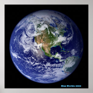 NASA / Blue Marble 2002 / Poster