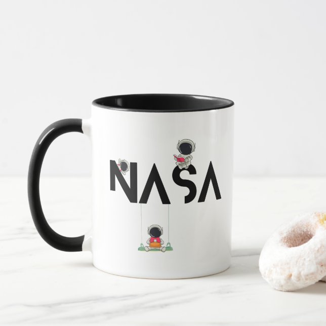 Nasa coffee mug (With Donut)