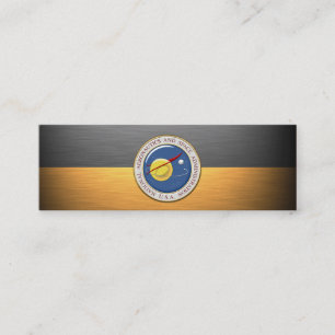 NASA Emblem [3D] Mini Business Card