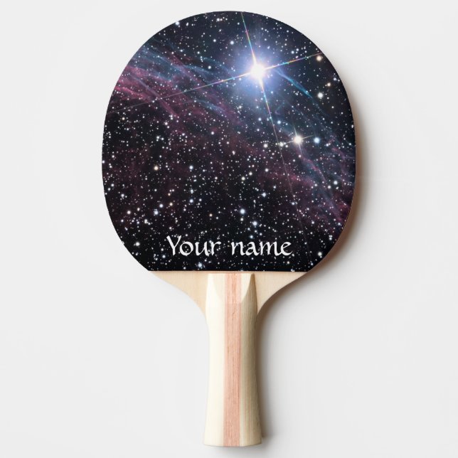 NASA ESA Veil nebula Ping Pong Paddle (Front)