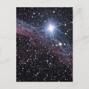 NASA ESA Veil nebula Postcard