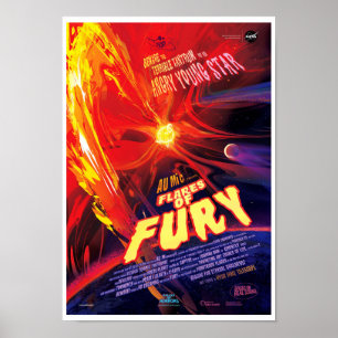 NASA Exoplanet Travel Bureau Flares of Fury Poster