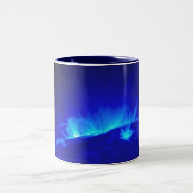 NASA / First Solar image from the twin STEREO proj Two-Tone Coffee Mug (Center)