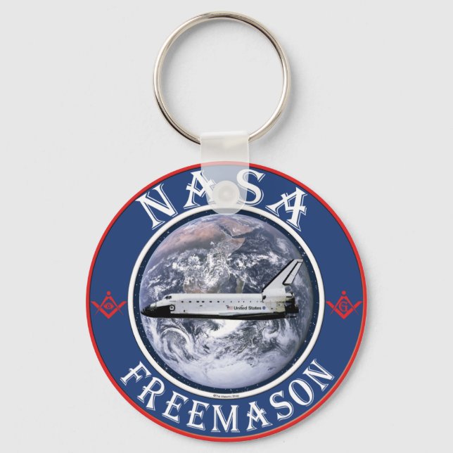 NASA  Freemason Keychain (Front)
