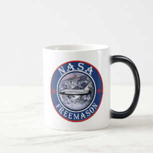 NASA  Freemason Magic Mug