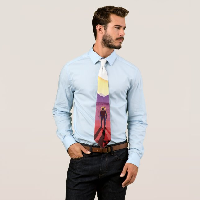 NASA Future Travel Poster - Relax on Kepler 16b Tie (In Situ)