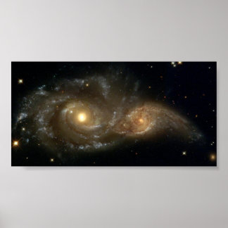 NASA Grazing Encounter Between Two Spiral Galaxies Poster