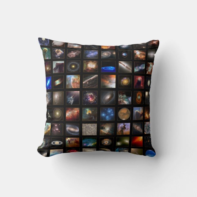 NASA Hubble photos from space Throw Pillow (Front)