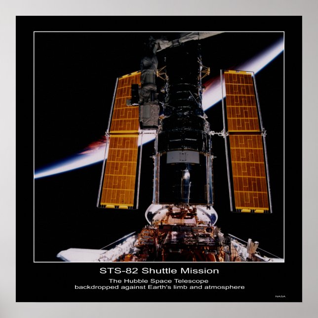 NASA Hubble Space Telescope backdr... Poster (Front)