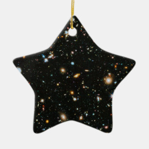 NASA Hubble Ultra Deep Field Galaxies Ceramic Ornament