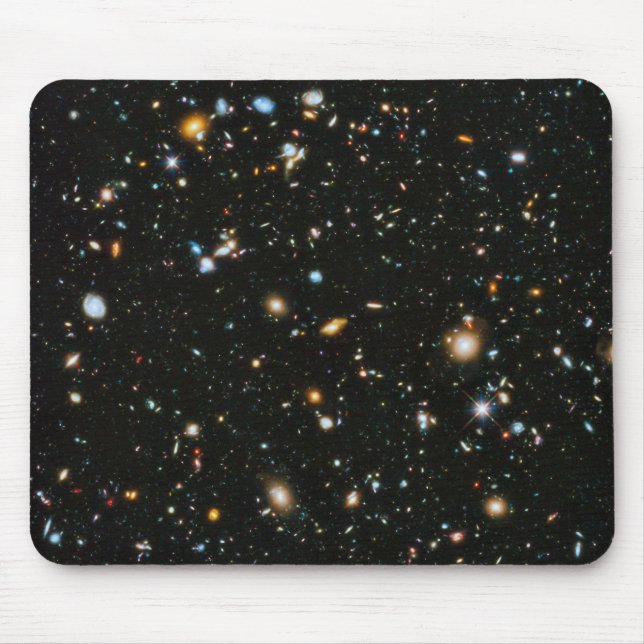 NASA Hubble Ultra Deep Field Galaxies Mouse Pad (Front)