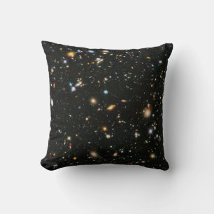 NASA Hubble Ultra Deep Field Galaxies Throw Pillow