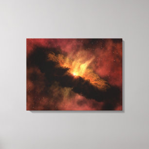 NASA Infrared Planet Forming Disc Canvas Print