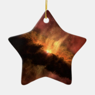 NASA Infrared Planet Forming Disc Ceramic Ornament