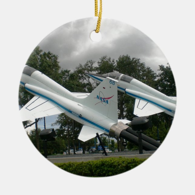 NASA Jets Ceramic Ornament (Front)