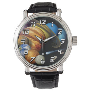 NASA JPL Solar System Planets Montage Space Photos Watch