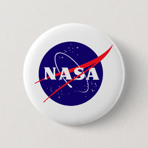NASA Meatball Logo 2 Inch Round Button