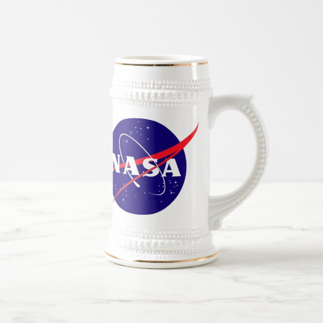 NASA Meatball Logo Beer Stein (Right)