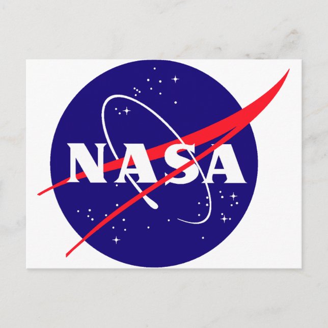 NASA Meatball Logo Postcard (Front)