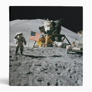 Nasa Moon Landing Apollo 15 Lunar Module 1971 Binder