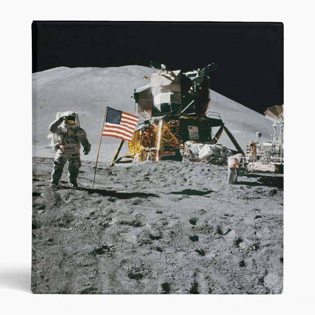 Nasa Moon Landing Apollo 15 Lunar Module 1971 Binder (Front)