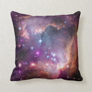 NASA Observatories' Image Magellanic Cloud Galaxy Throw Pillow