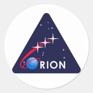 NASA Orion Logo Classic Round Sticker