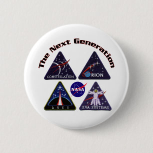 NASA Project Logos 2 Inch Round Button