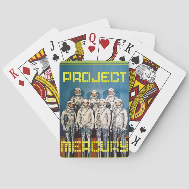 NASA Project Mercury Playing Cards (Back)