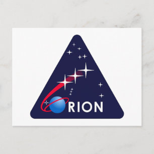 NASA Project Orion Logo   Postcard