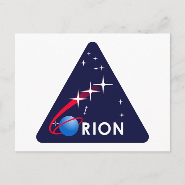 NASA Project Orion Logo   Postcard (Front)