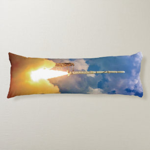 NASA Scout Rocket Launch Liftoff Body Pillow