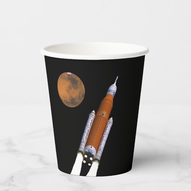 NASA SLS Space Launch System Paper Cups (Front)