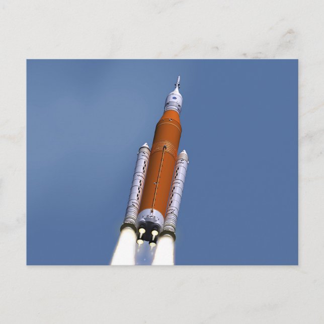 NASA SLS Space Launch System Postcard (Front)