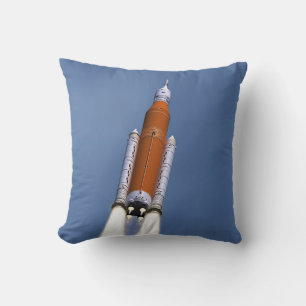NASA SLS Space Launch System Throw Pillow