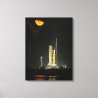 NASA Space Launch System Rocket Artemis I Moonrise