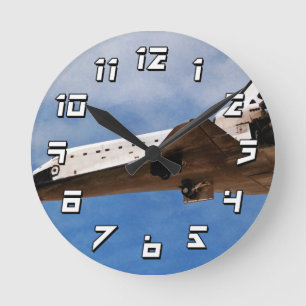 NASA Space Shuttle Atlantis STS-30 Landing Round Clock