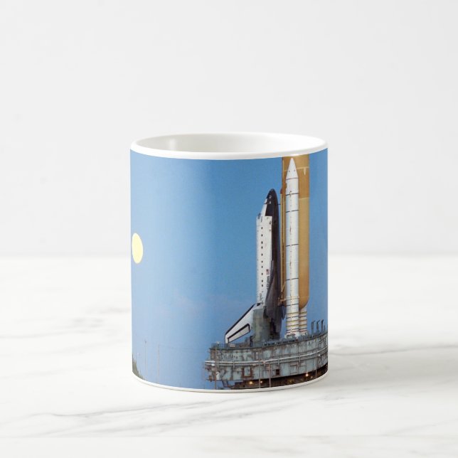 NASA Space Shuttle Atlantis STS-86 Launch Rollout Coffee Mug (Center)