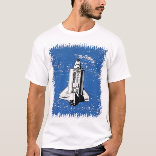 NASA Space Shuttle Discovery Earth Orbit T-Shirt (Front)