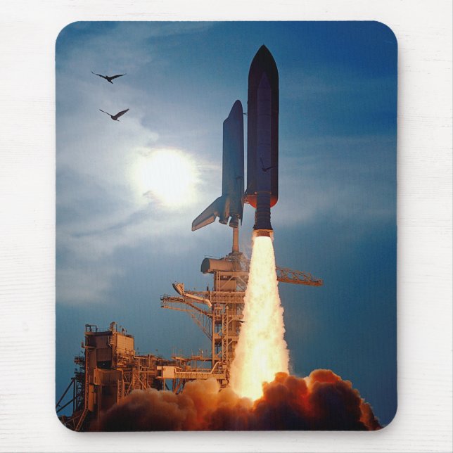 NASA Space Shuttle Discovery Launch STS-64 Mouse Pad (Front)