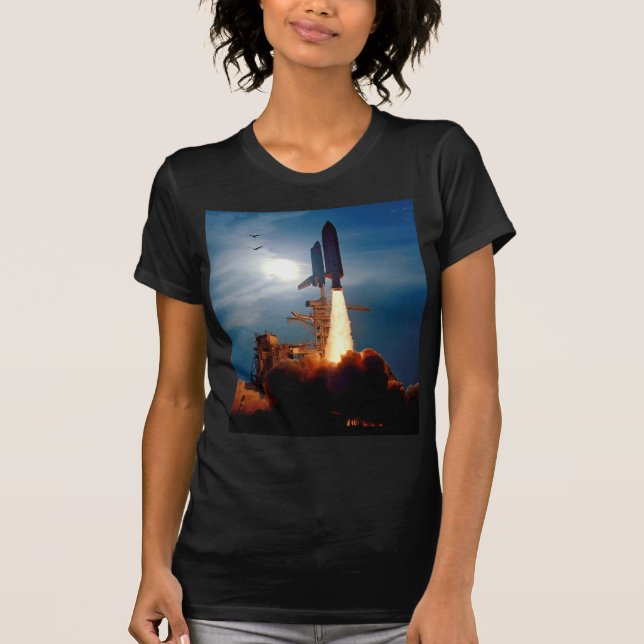 NASA Space Shuttle Discovery Launch STS-64 T-Shirt (Front)