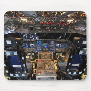 NASA Space Shuttle Endeavour Flight Deck Cockpit Mouse Pad